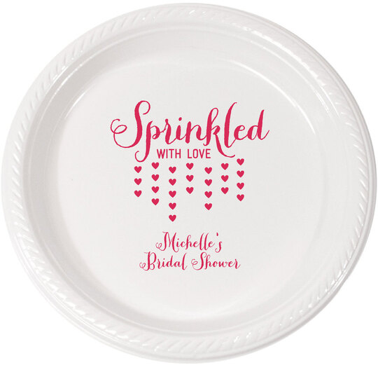 Sprinkled with Love Plastic Plates
